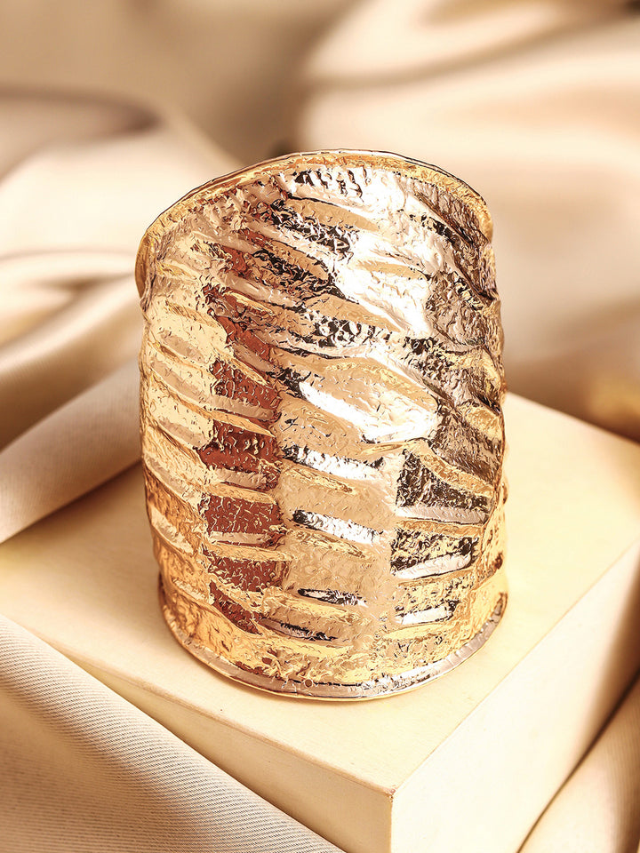 Priyaasi Gold Plated Brass-solid Bracelet