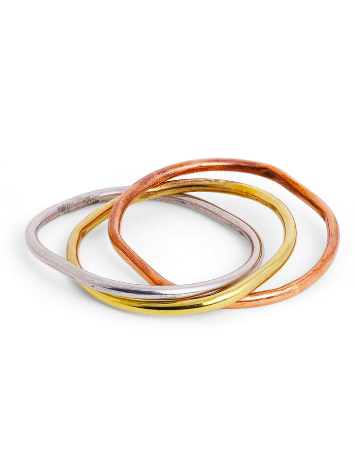 Priyaasi Plated Multi-color Brass-solid Bracelet