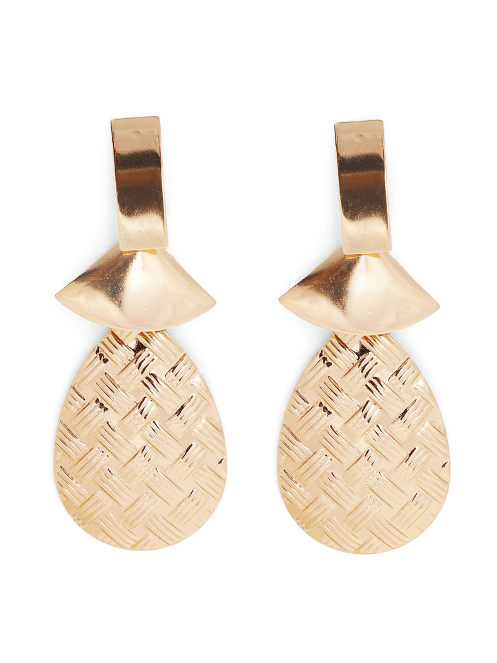 Priyaasi Plated Brass Solid Earrings