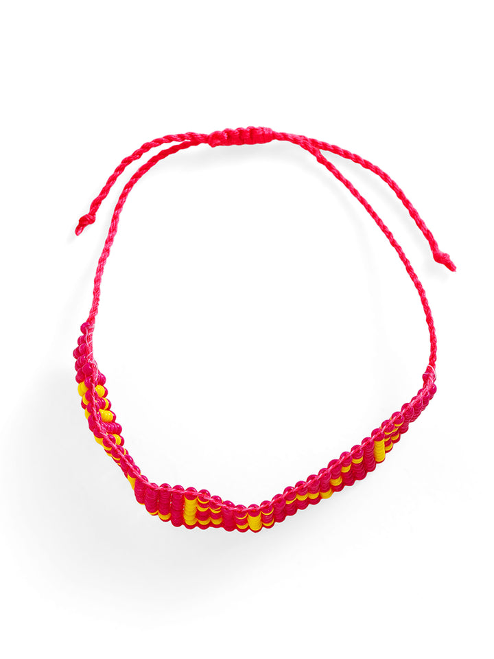 Priyaasi Pink Beaded Bracelet