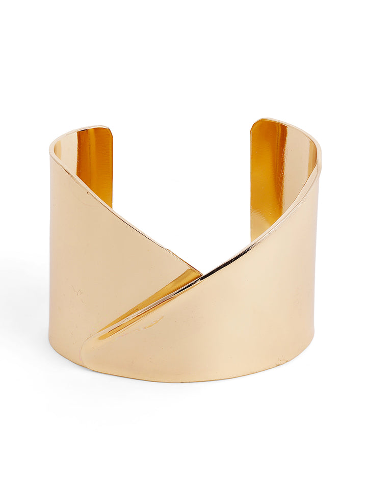 Priyaasi Gold Plated Brass-solid Bracelet
