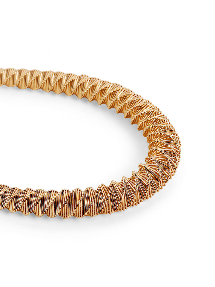 Priyaasi Gold Plated Brass Solid Necklace