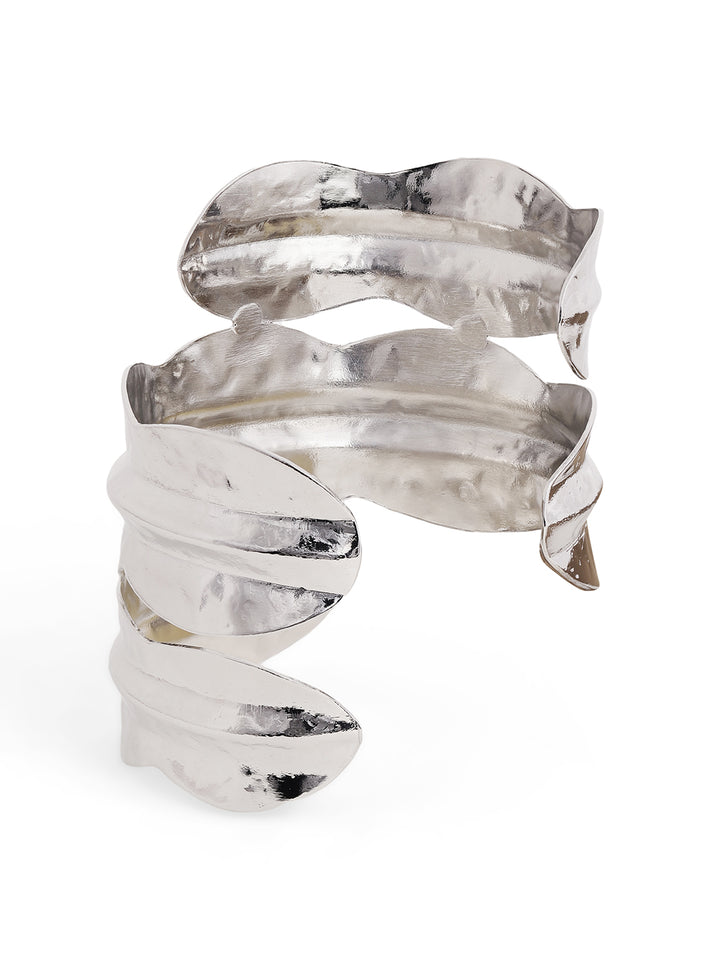 Priyaasi Silver Plated Brass-solid Bracelet