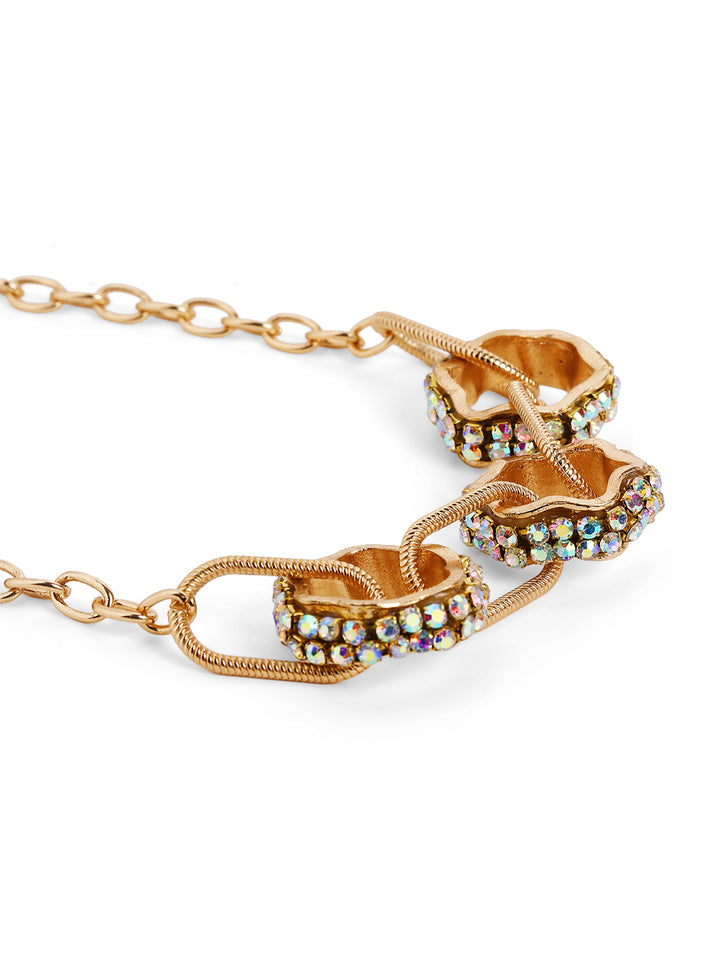 Priyaasi Rose Gold Plated Brass-solid Necklace