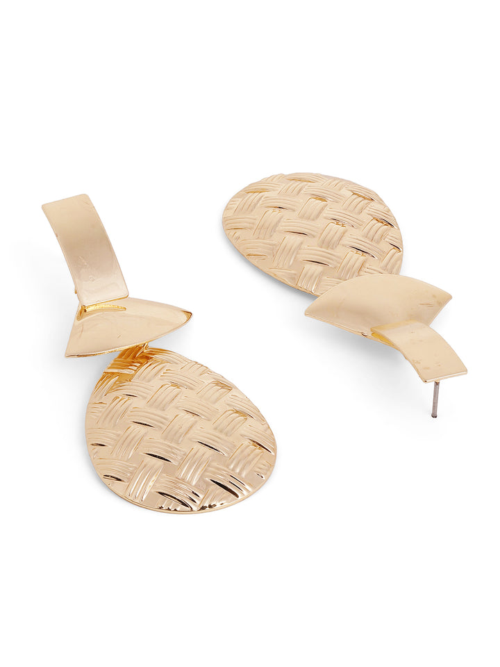 Priyaasi Plated Brass Solid Earrings