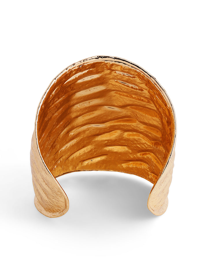Priyaasi Gold Plated Brass-solid Bracelet