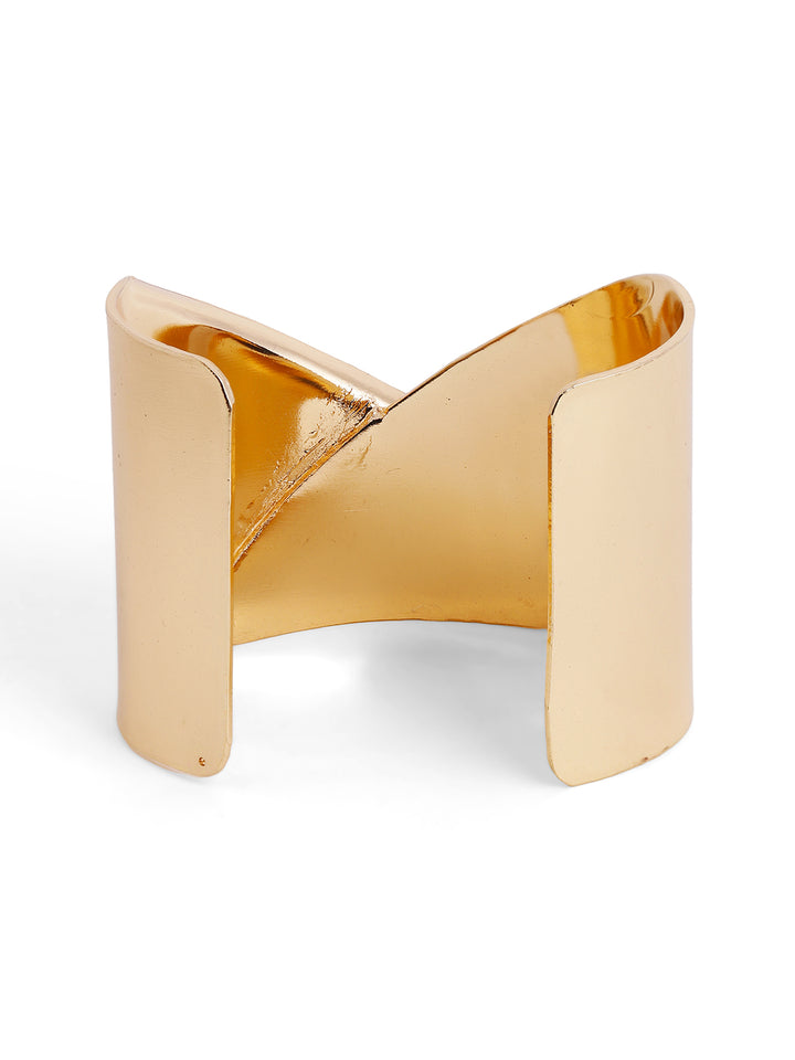 Priyaasi Gold Plated Brass-solid Bracelet