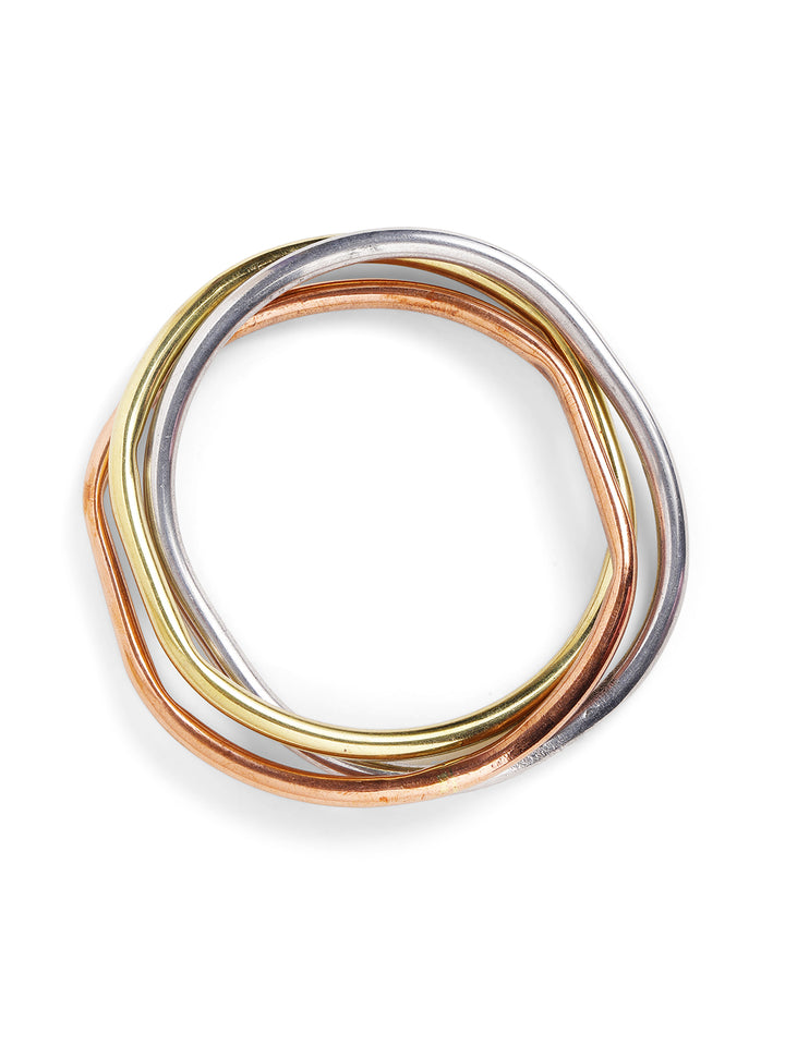 Priyaasi Plated Multi-color Brass-solid Bracelet