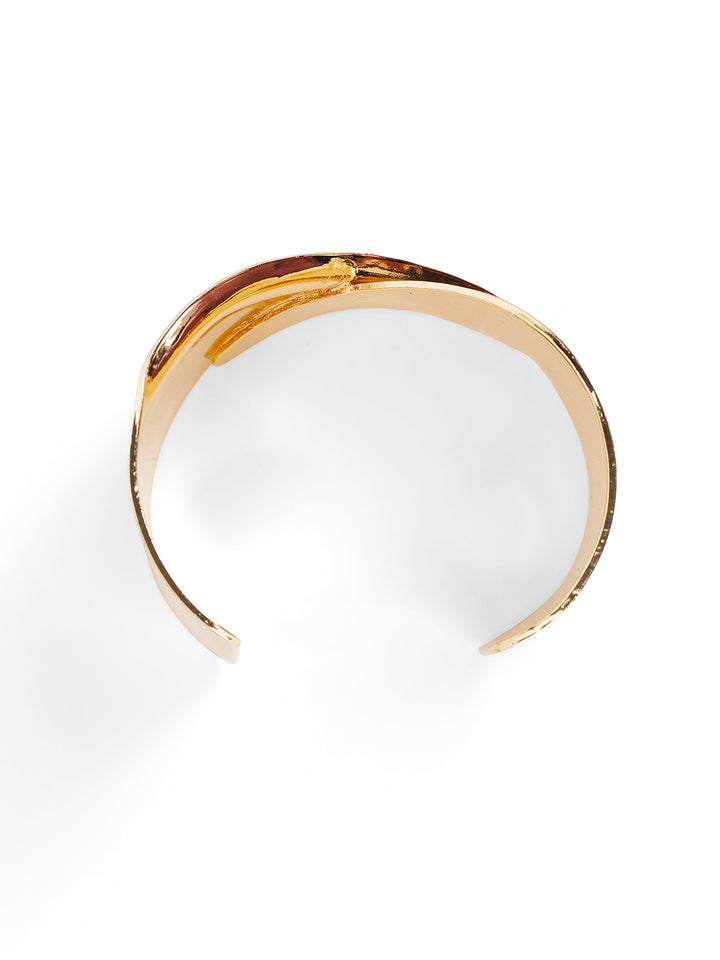 Priyaasi Gold Plated Brass-solid Bracelet