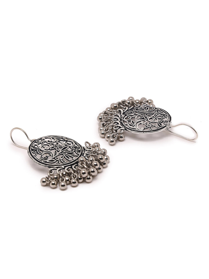 Priyaasi Elegance in Everyday with Filigree Design Chandbali Earrings
