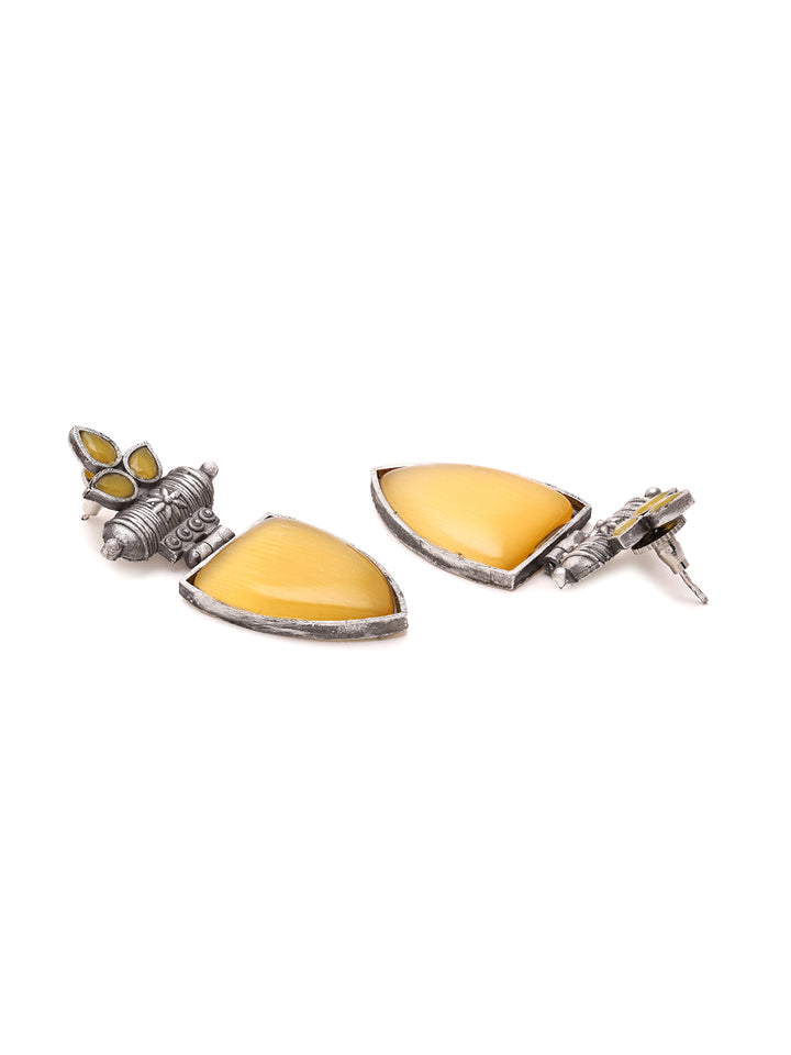 Priyaasi Plain Yellow Earrings