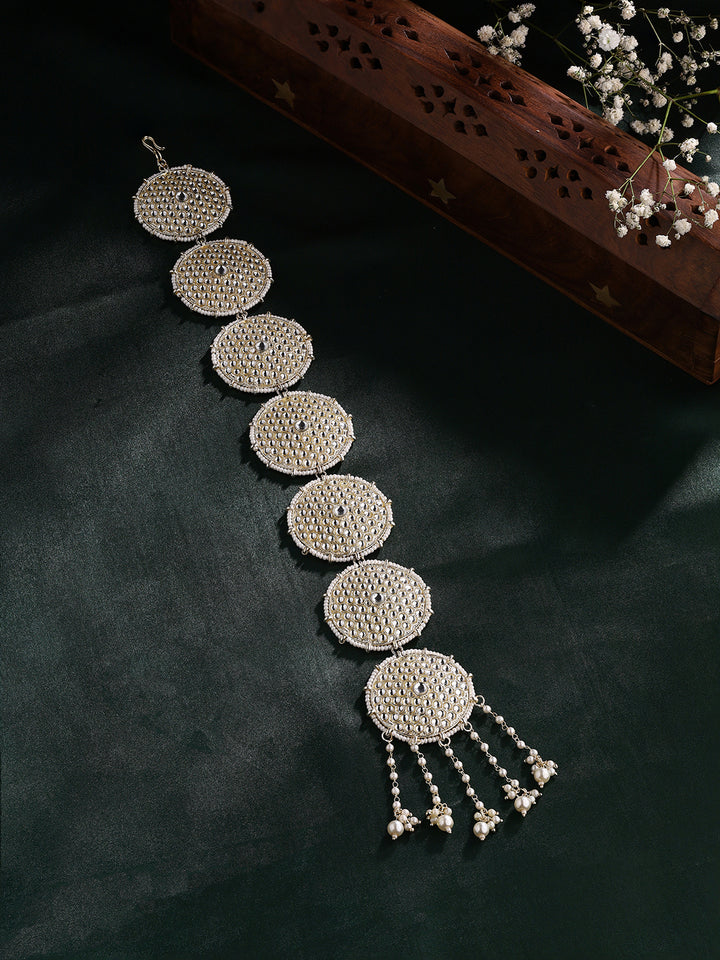 Priyaasi Simple Kundan Pearls Choti