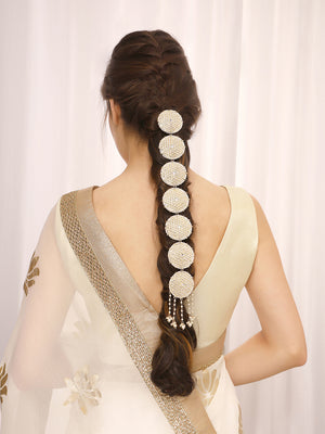 Priyaasi Simple Kundan Pearls Choti