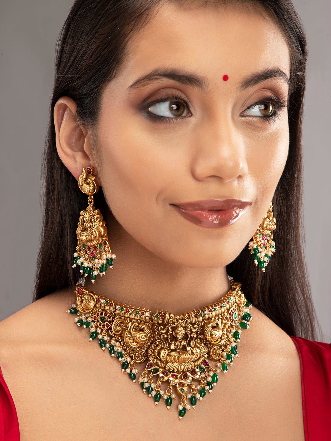 Real on sale temple jewellery