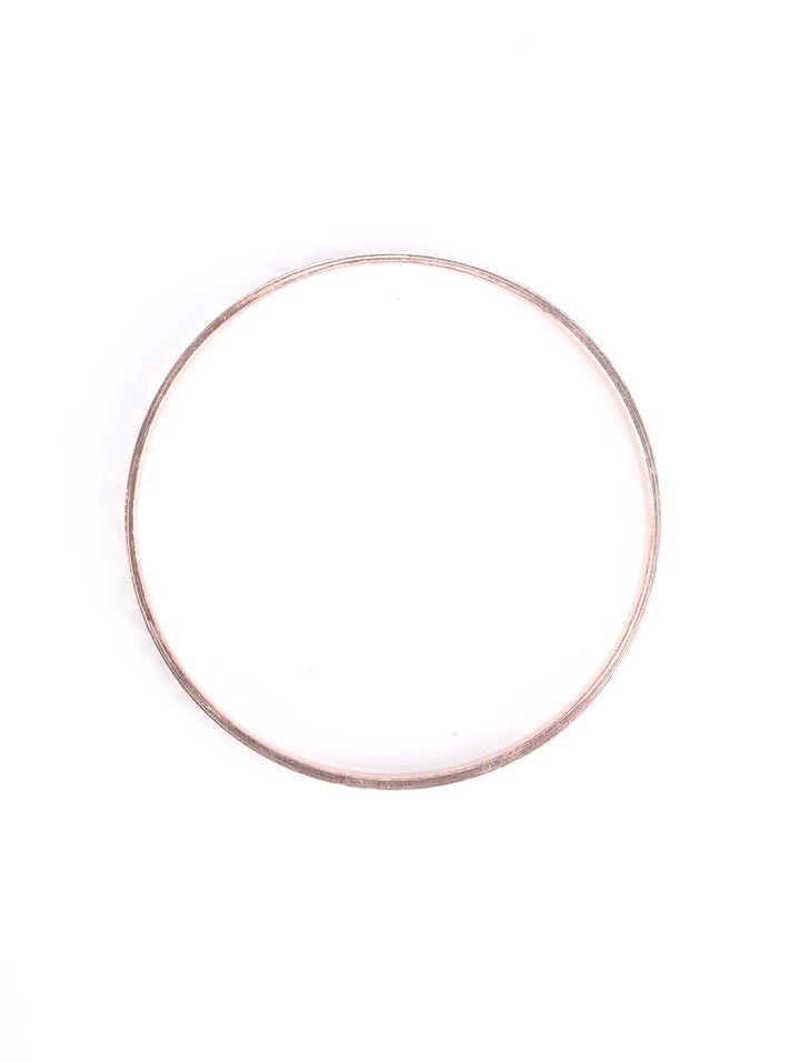 Rose Gold Plated Set of 2 Bangle Set