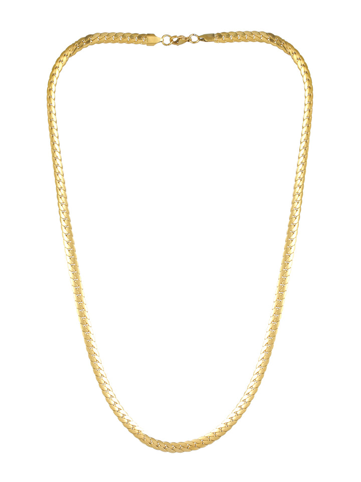 Classic Gold-Plated Link Chain for Men