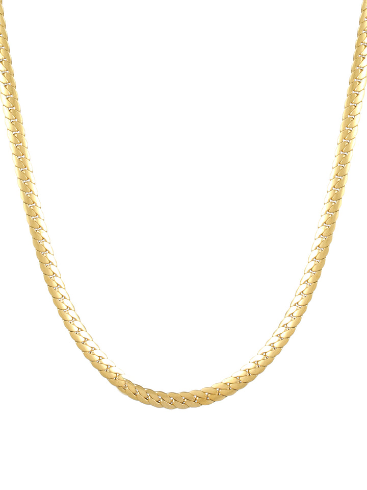 Classic Gold-Plated Link Chain for Men