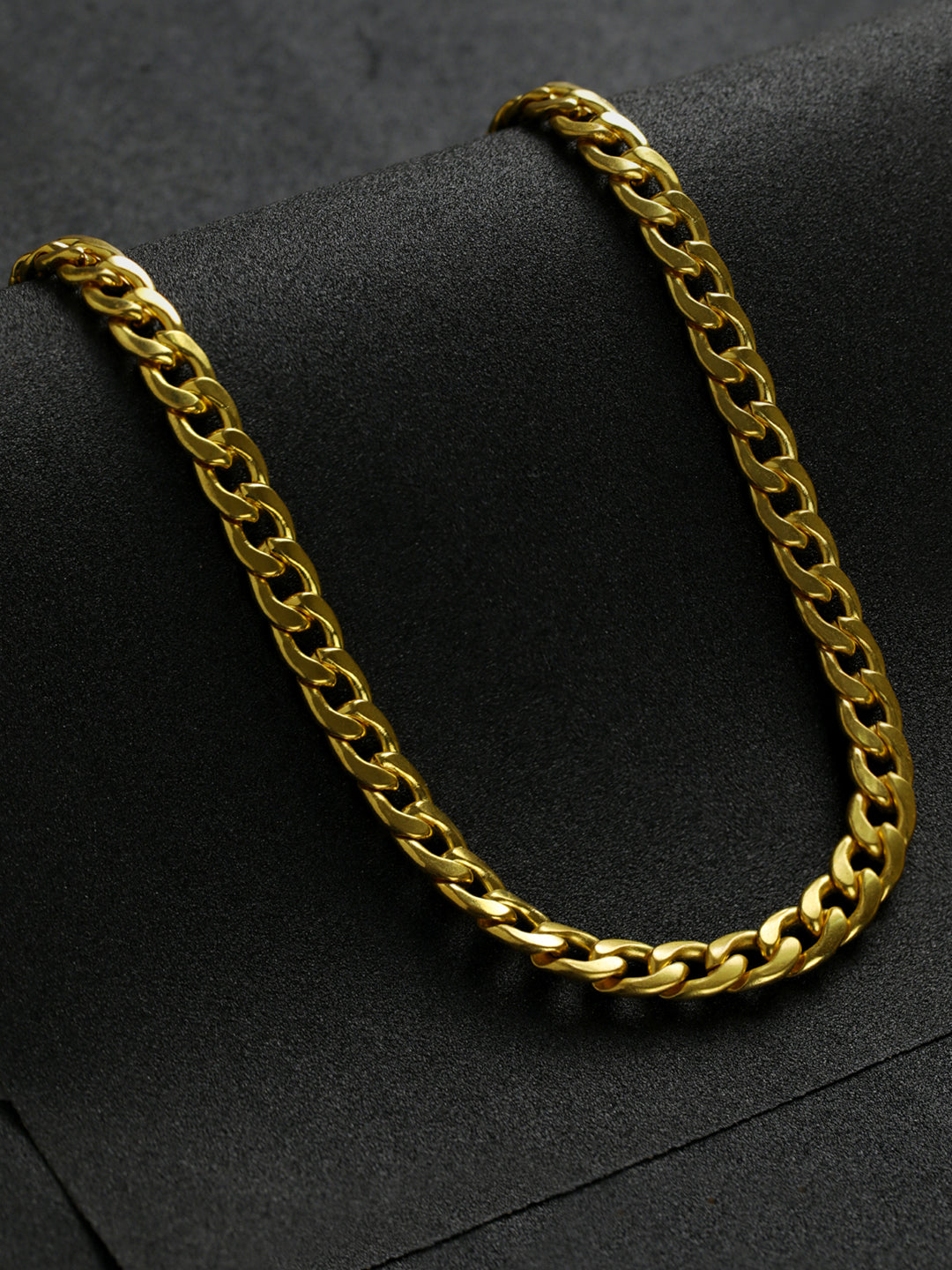 Priyaasi Bracelets : Buy Priyaasi Men Solid Gold Plated Curb Link Chain  Bracelet Online