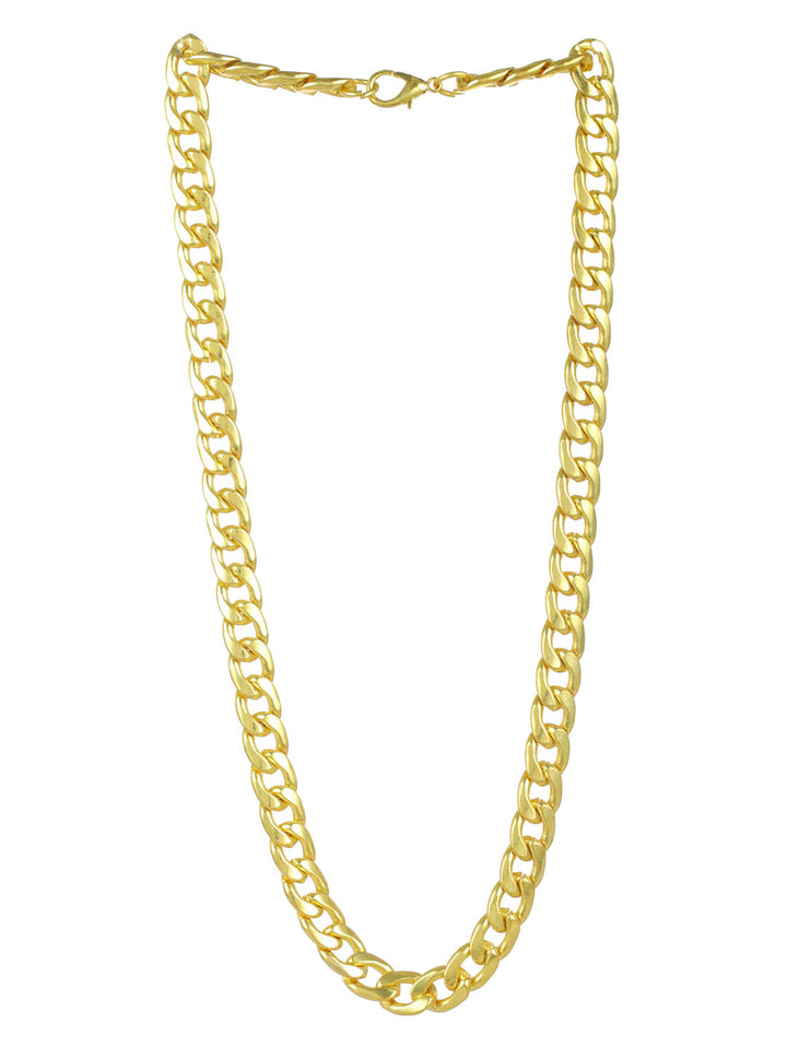 Bold by Priyaasi Gold-Plated Curb Chain for Men