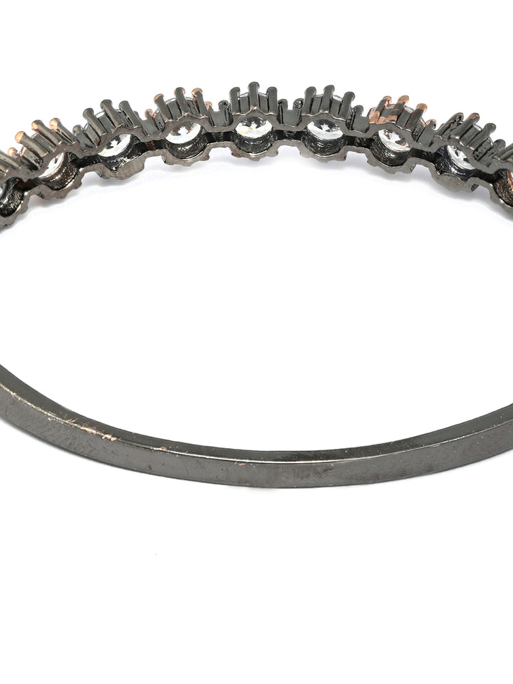 Dual Toned American Diamond Bracelet