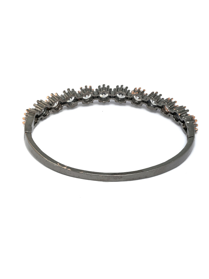 Dual Toned American Diamond Bracelet