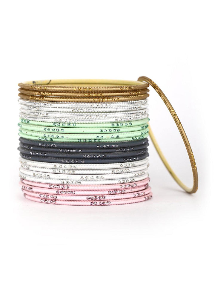 Set of 24 Multi-Color Bangles