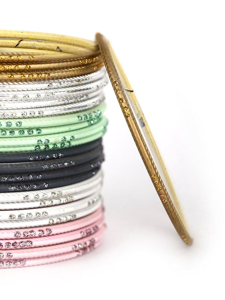 Set of 24 Multi-Color Bangles