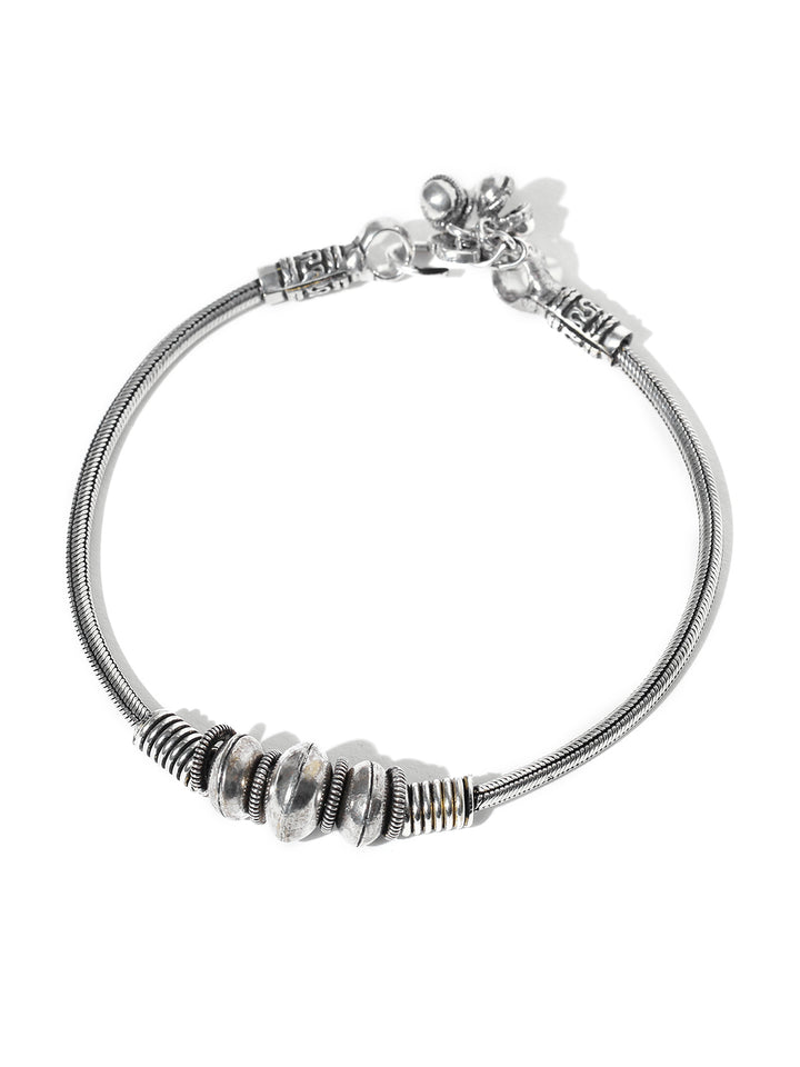 Designer German Silver/Oxidized Anklet/Payal