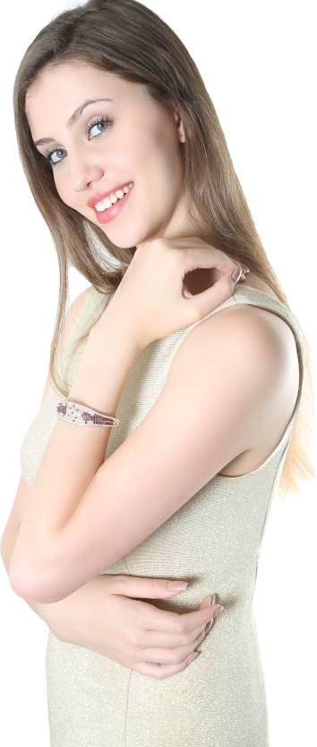 Gold Plated Stone Studded Bracelet