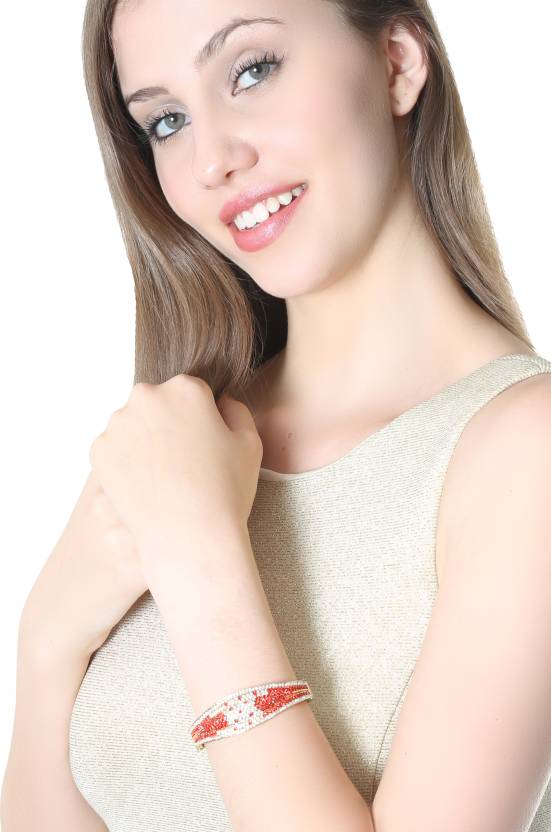 Gold Plated Stone Studded Bracelet