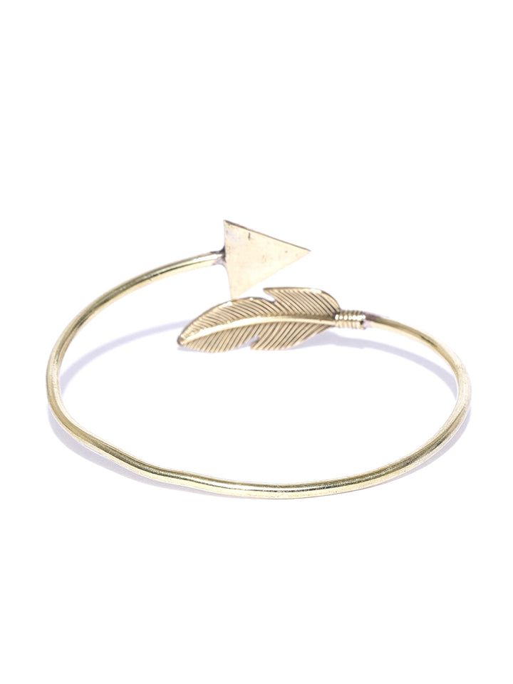 Gold-Plated Cuff Bracelet For Girls & Women
