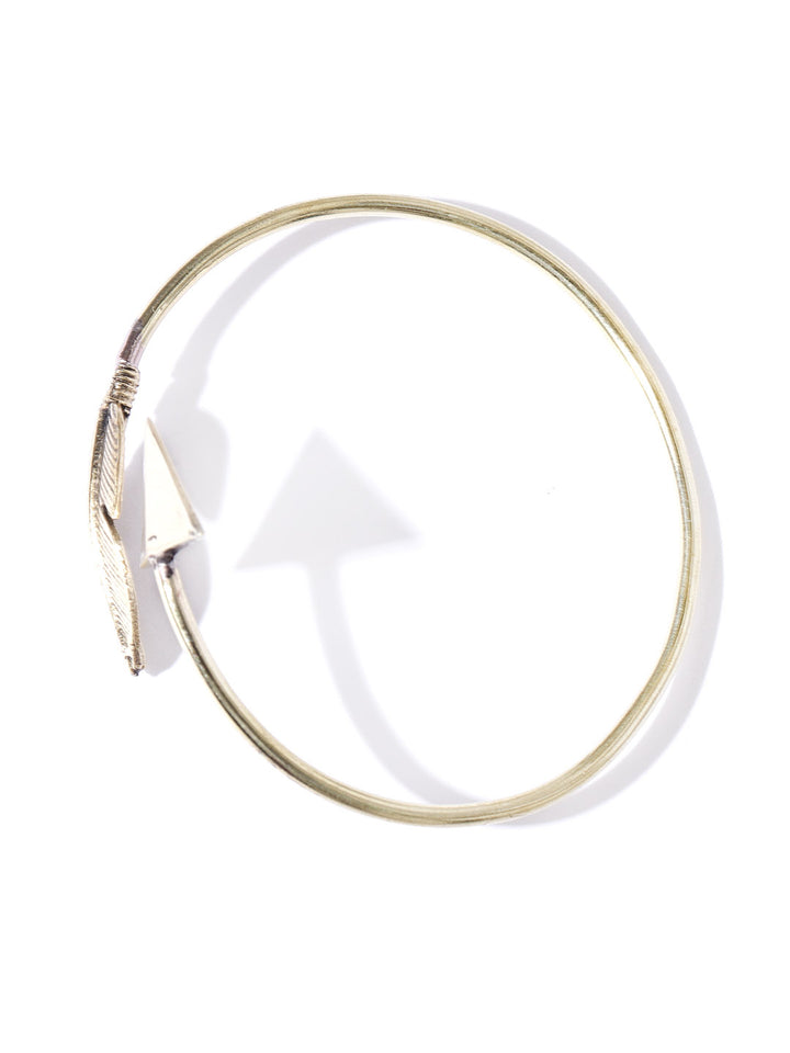 Gold-Plated Cuff Bracelet For Girls & Women