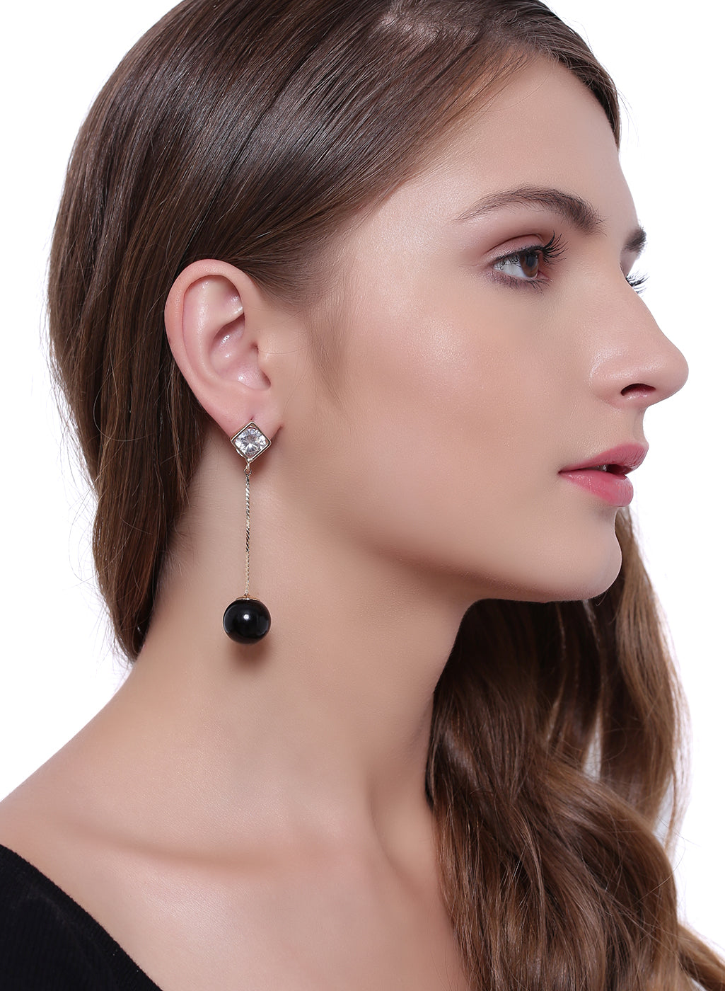 Partywear Crystal Dangle Earrings For Women/Girls
