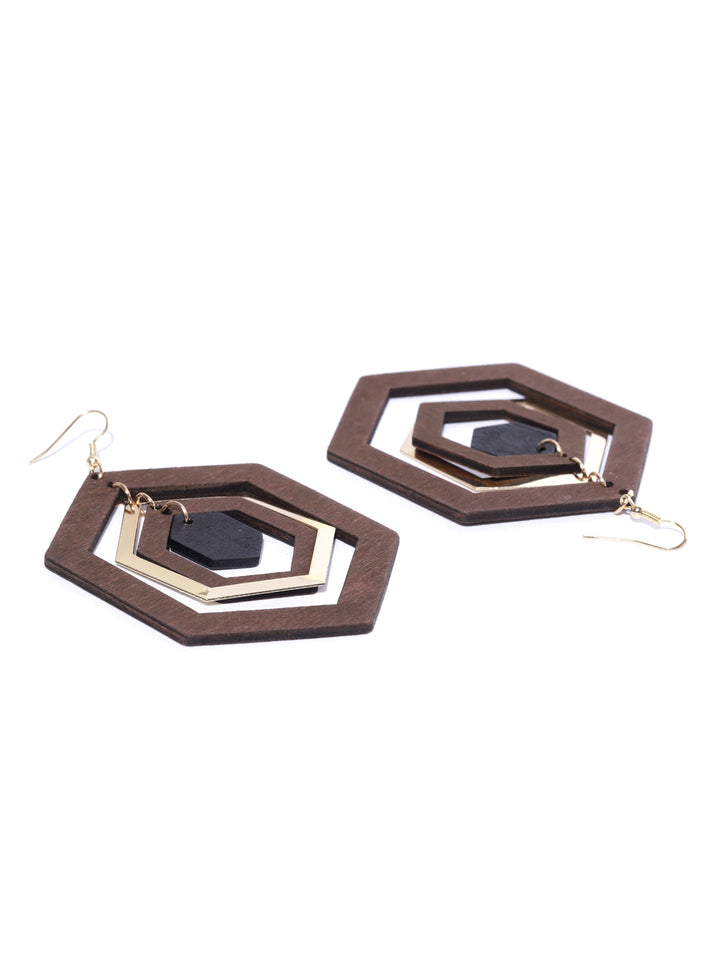 Multilayer Wooden Earrings For Girls/Women