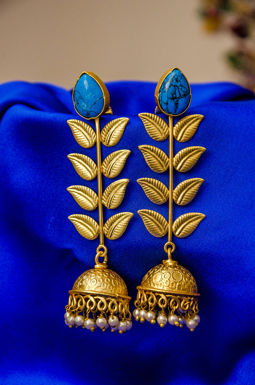 Party Wear Turquoise Earrings For Girls and Women