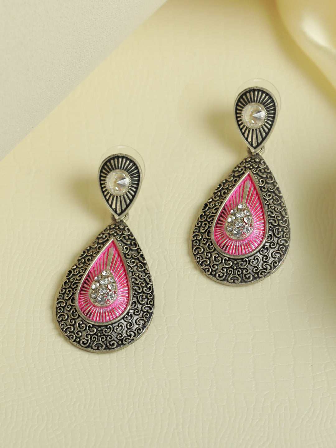 Carnival courtesan store pink earring