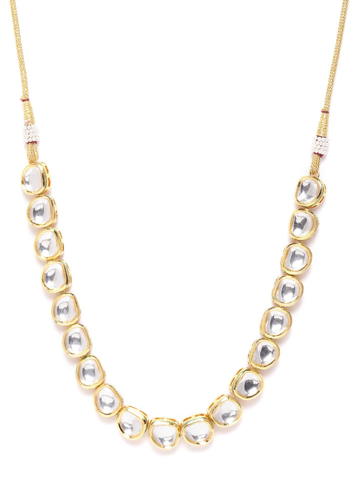 Aashna-Kundan Gold Plated Jewellery Set