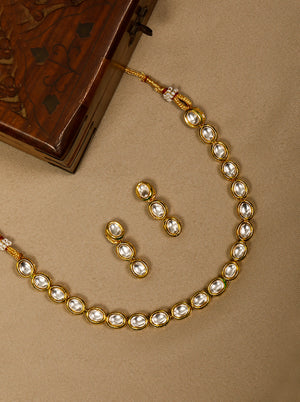 Kundan Gold Plated Jewellery Set