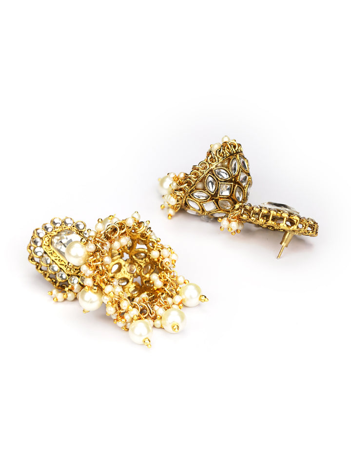 Pearls Gold Plated Choker Set with MaangTikka