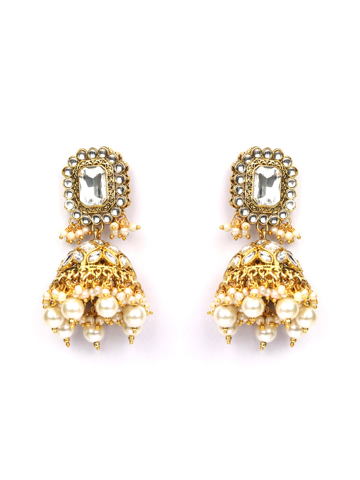 Pearls Gold Plated Choker Set with MaangTikka