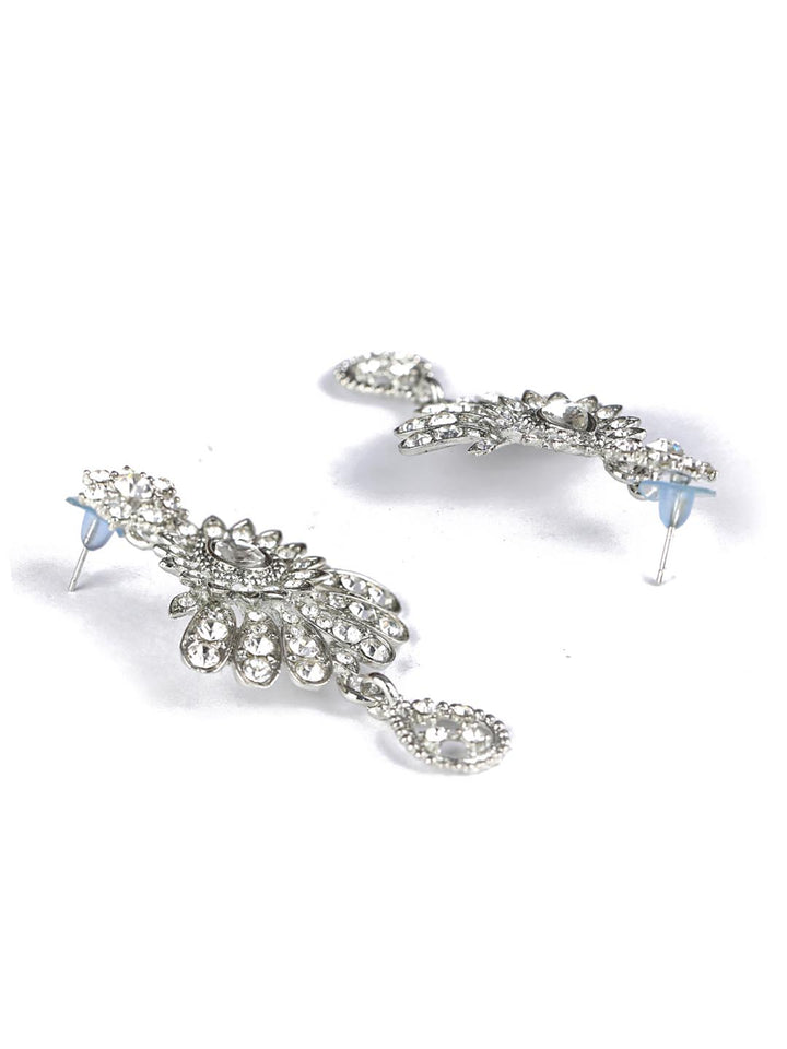 Floral Luster - Kundan Silver Plated Choker Set with MaangTikka