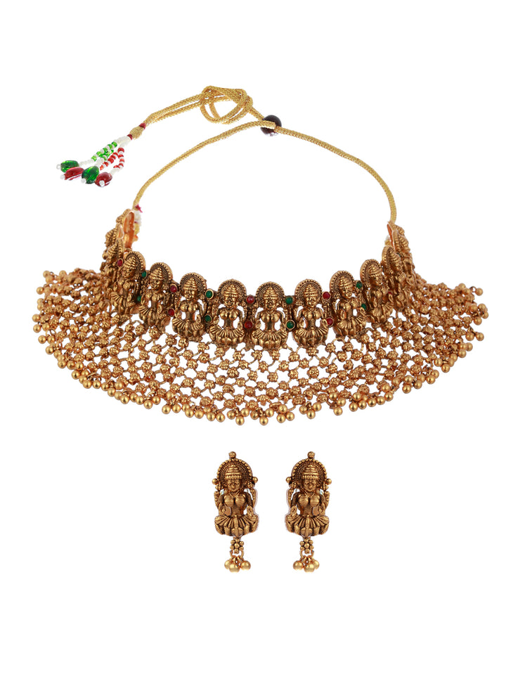 Priyaasi Traditional Gold Plated Goddess Jewellery Set