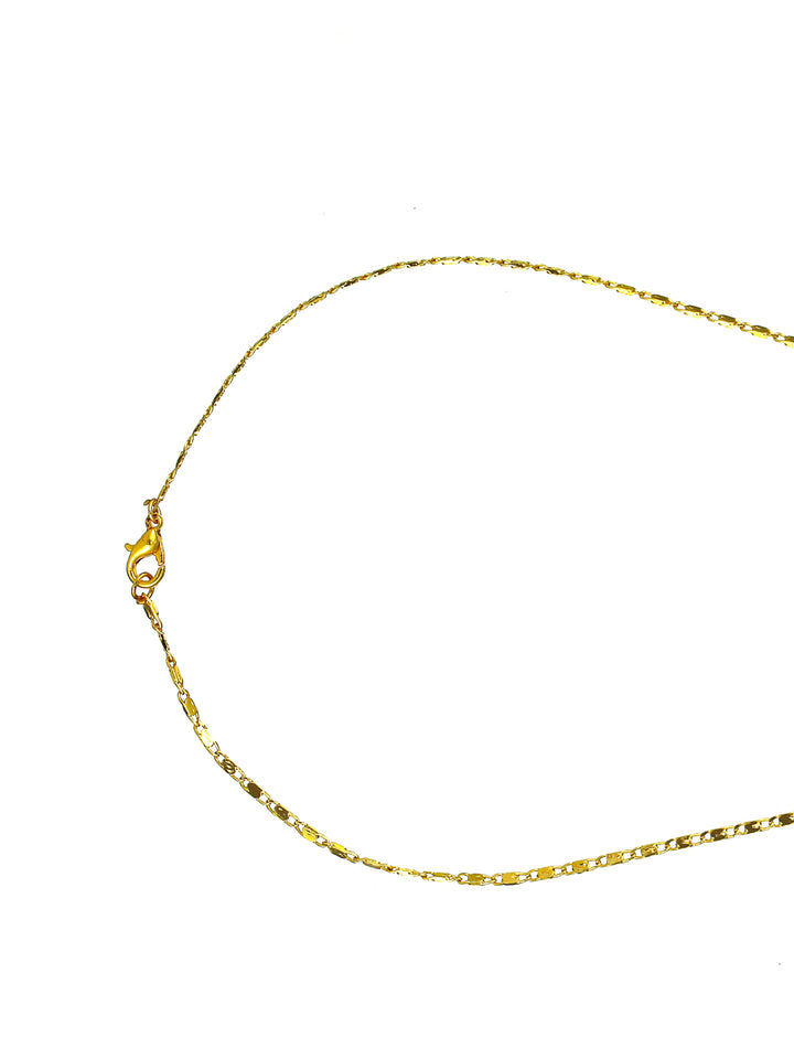 Priyaasi Stylish Rings Link American Diamond Gold Plated Necklace