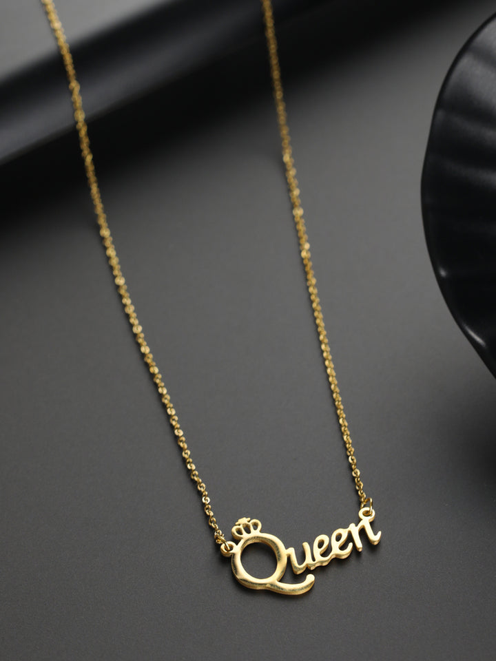 Priyaasi Elegant Queen Gold-Plated Necklace