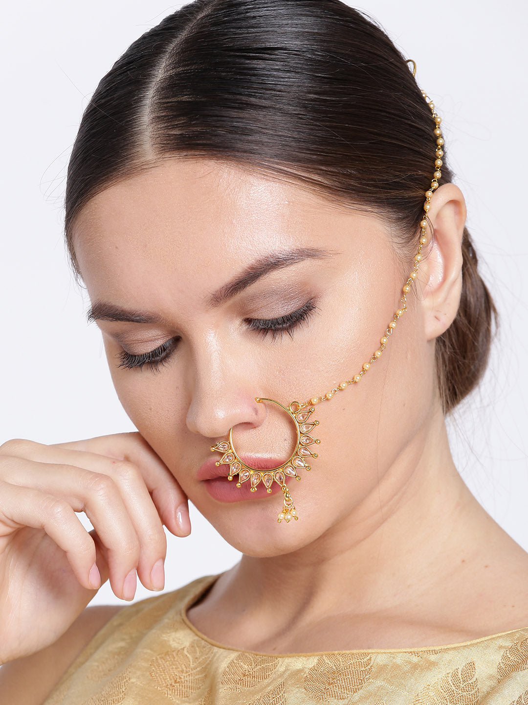 Traditional gold nose deals ring