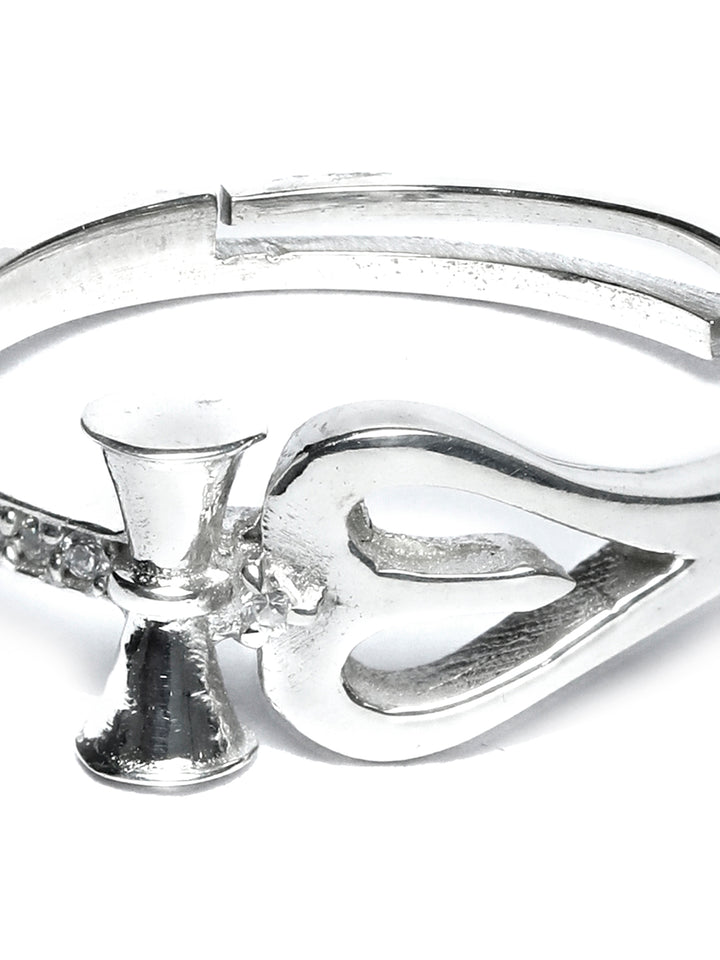 The Divine Trishul Sterling Silver Ring