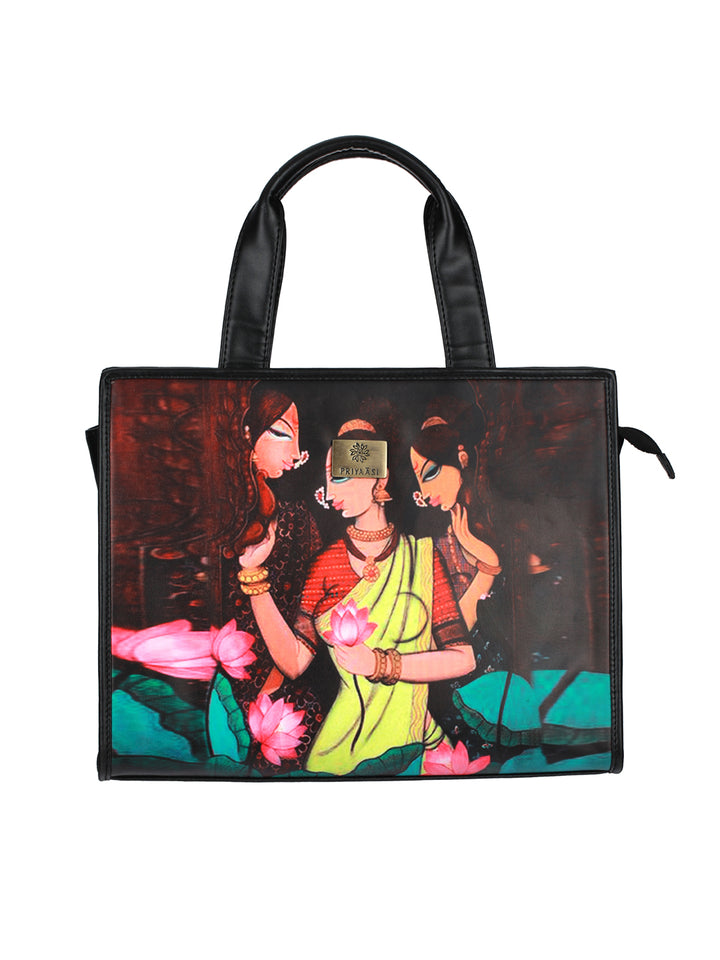 Cultural Womaniya Digital Print Tote Bag