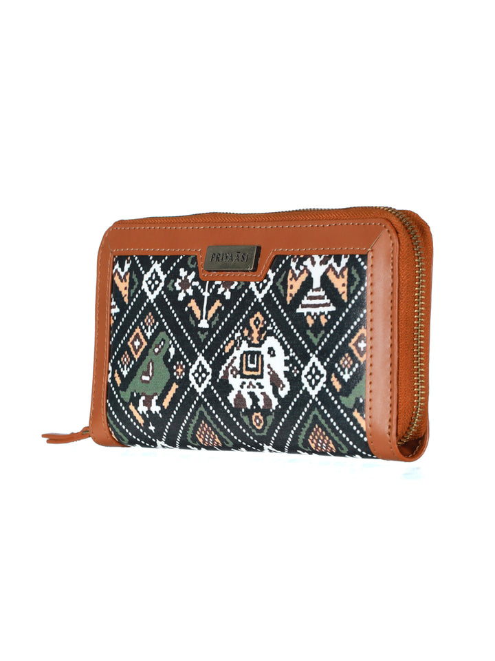 Black Patola Chain Wallet