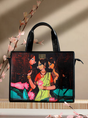 Cultural Womaniya Digital Print Tote Bag