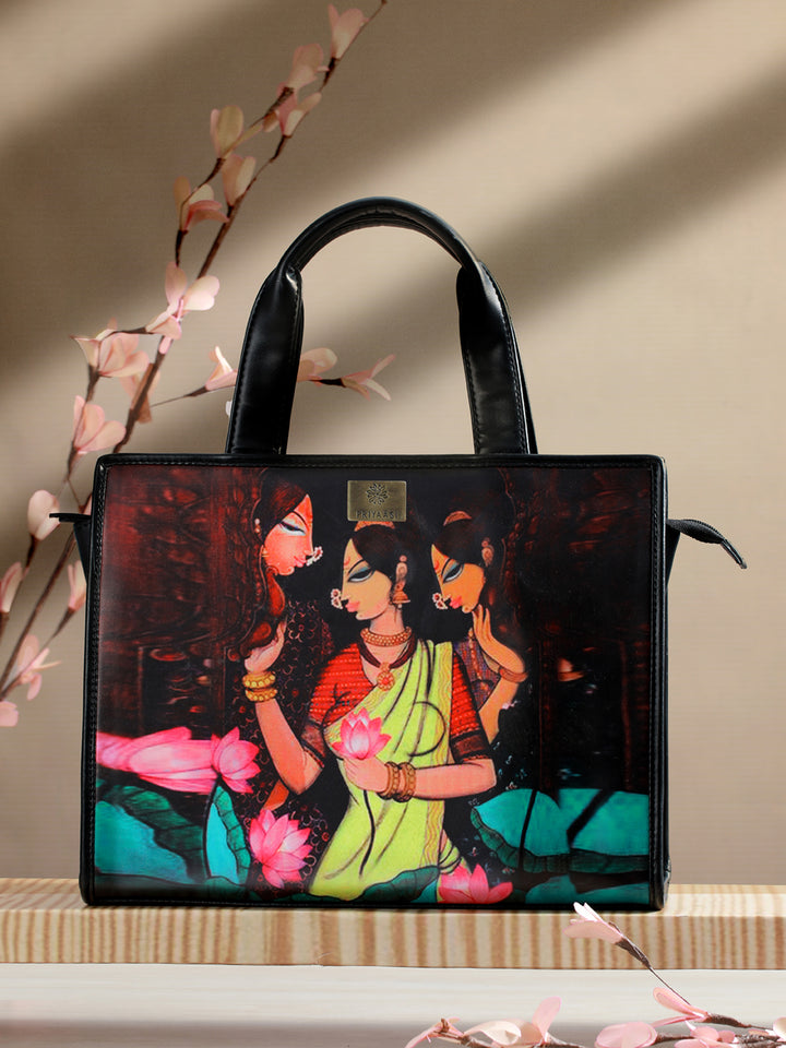Cultural Womaniya Digital Print Tote Bag